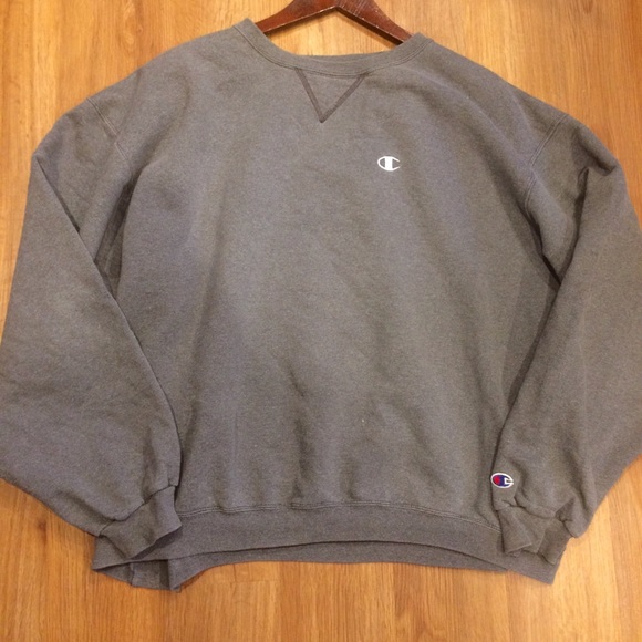 Champion Tops - Champion Oversized Sweatshirt Size XL Gray